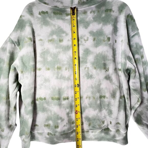 Friends TV Show Halloween Tie Dye Hoodie Sweatshirt Large Green White - Picture 8 of 8